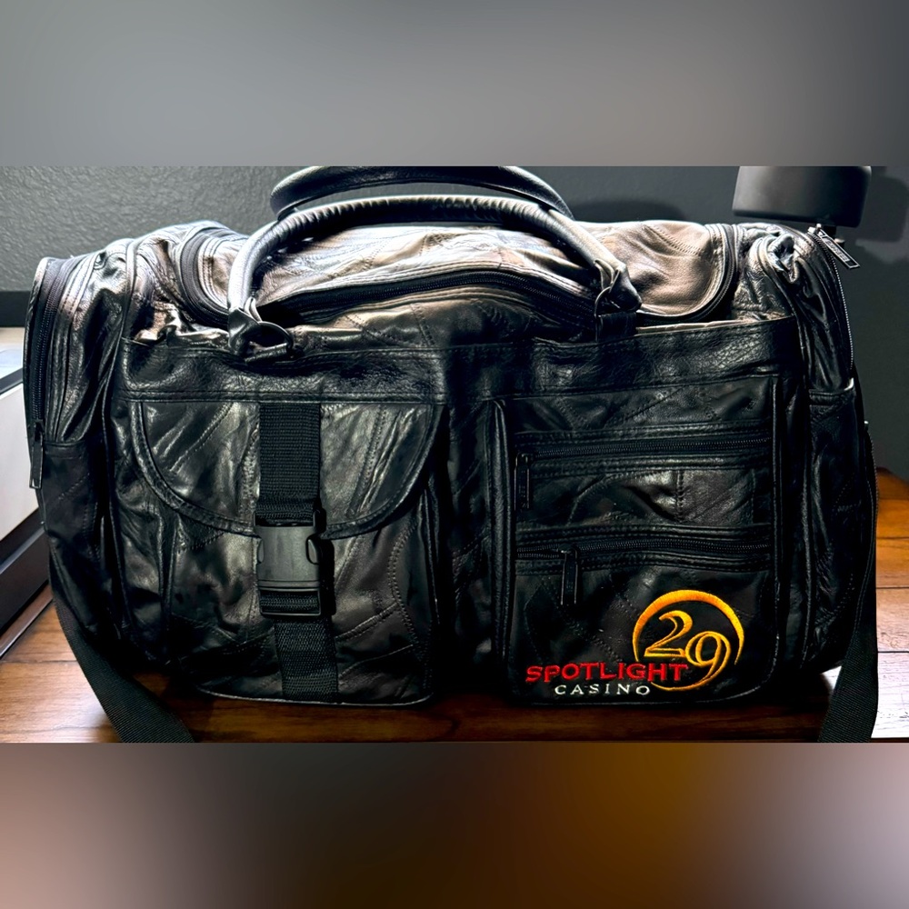 Vintage Spotlight 29 Leather duffel bag